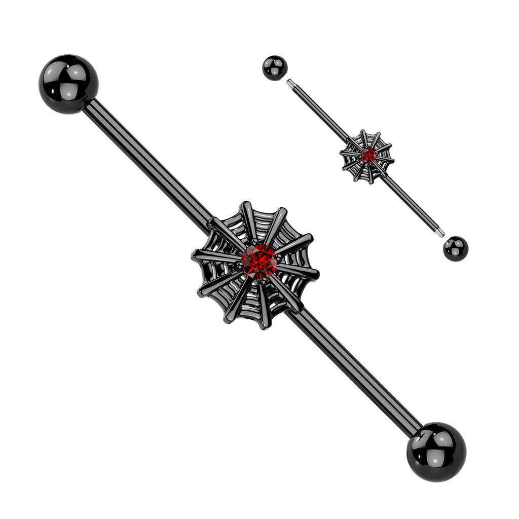 Spider Web Industrial Barbell.