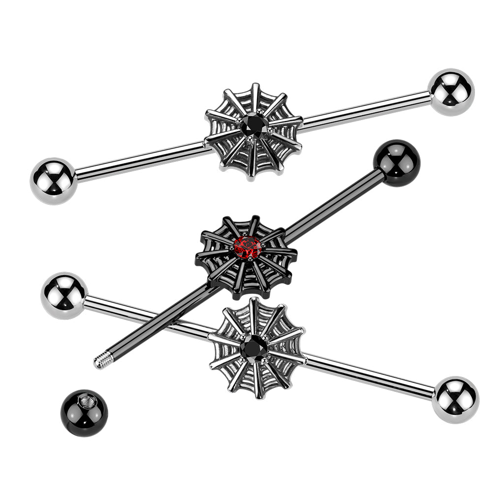 Spider Web Industrial Barbell.