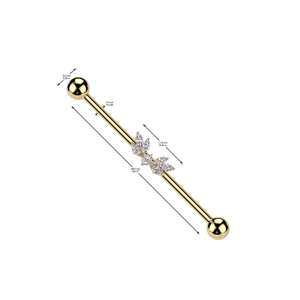 CZ Vine Industrial Barbell.