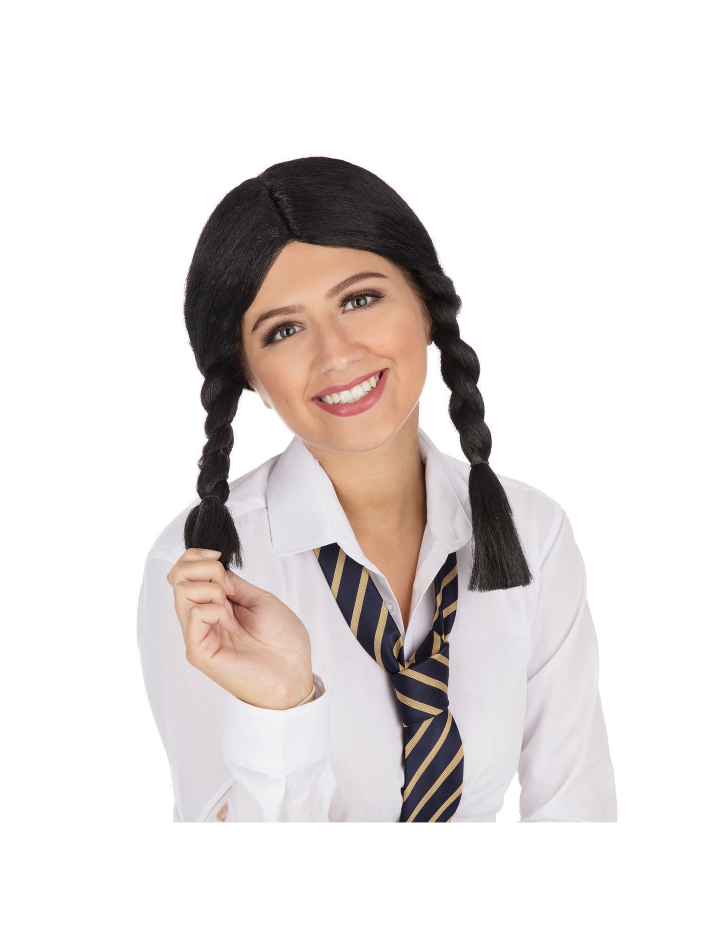 School Girl Wig Black