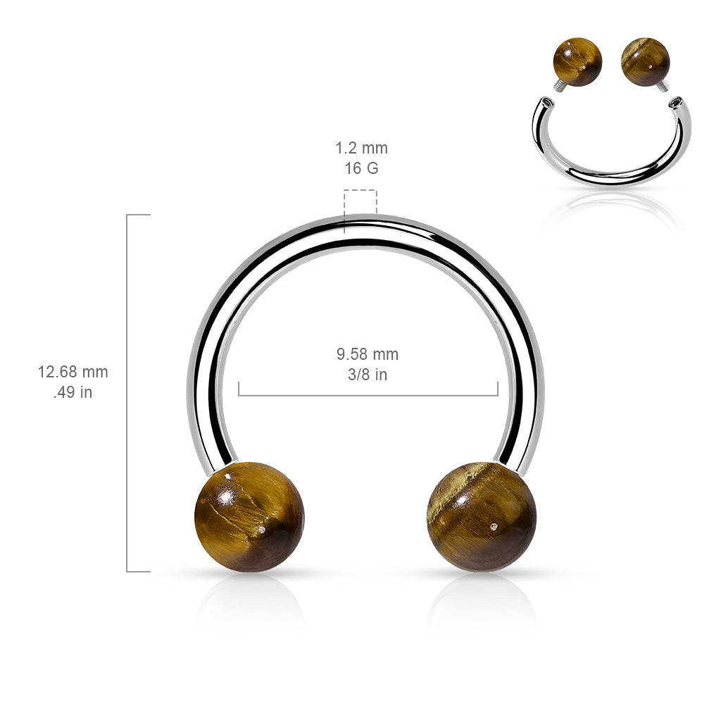 Stone Ball Horseshoe.