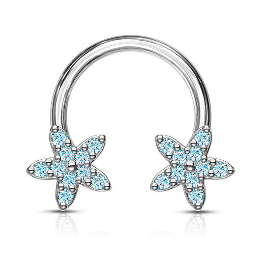 CZ Flowers Horseshoe.