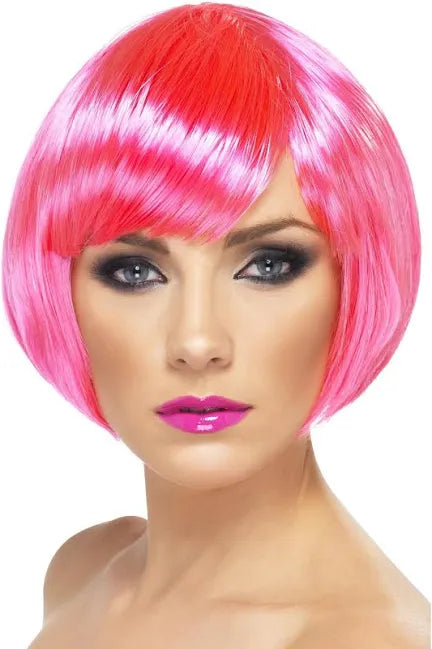 Babe Wig Neon Pink