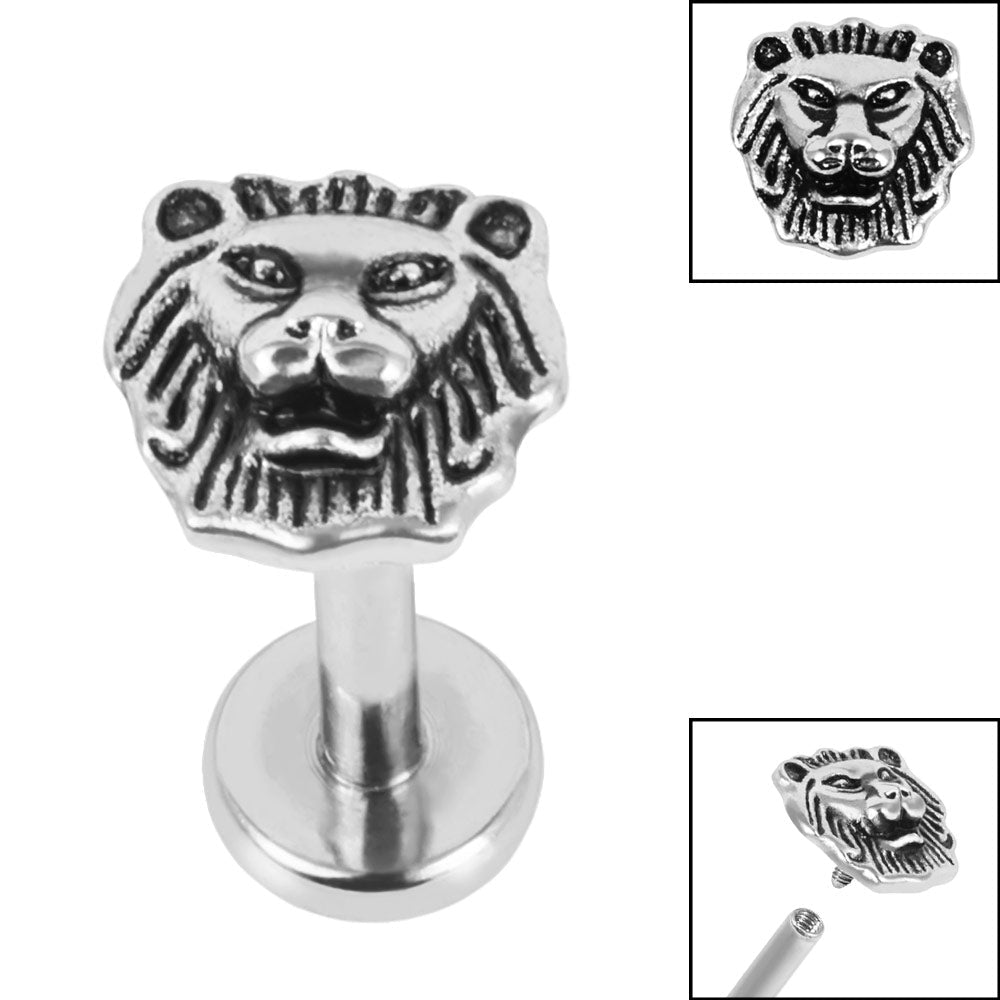 Titanium Lion Labret