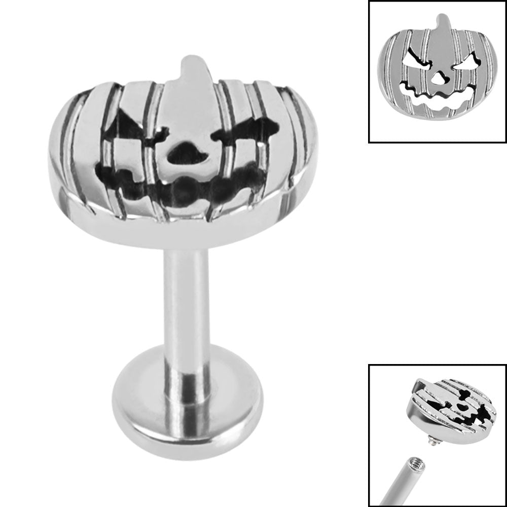 Titanium Pumpkin Labret.