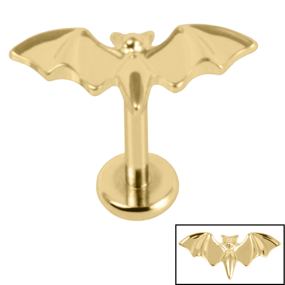 Titanium Vampire Bat Labret.