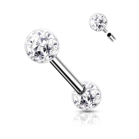 Disco Ball Nipple Bar.