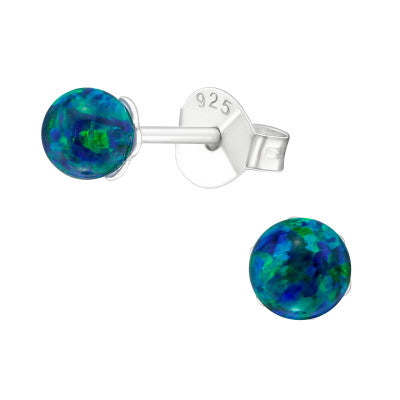 Opal Ball Studs