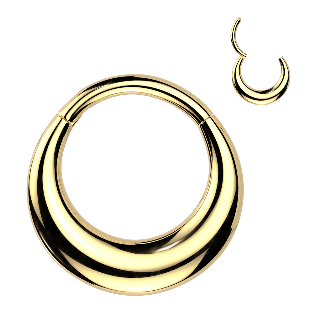 Creole Hinged Segment Ring.