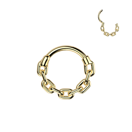 Chain Link Hinged Segment Ring.