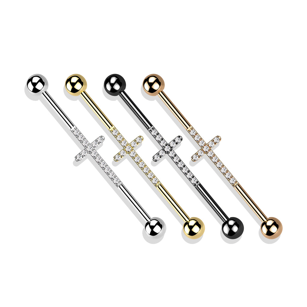 CZ Cross Industrial Barbell.