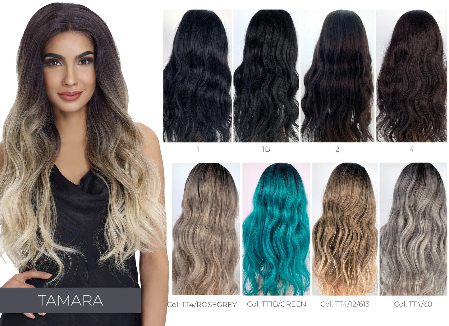 Tamara Synthetic Lace Front / Parting Wig