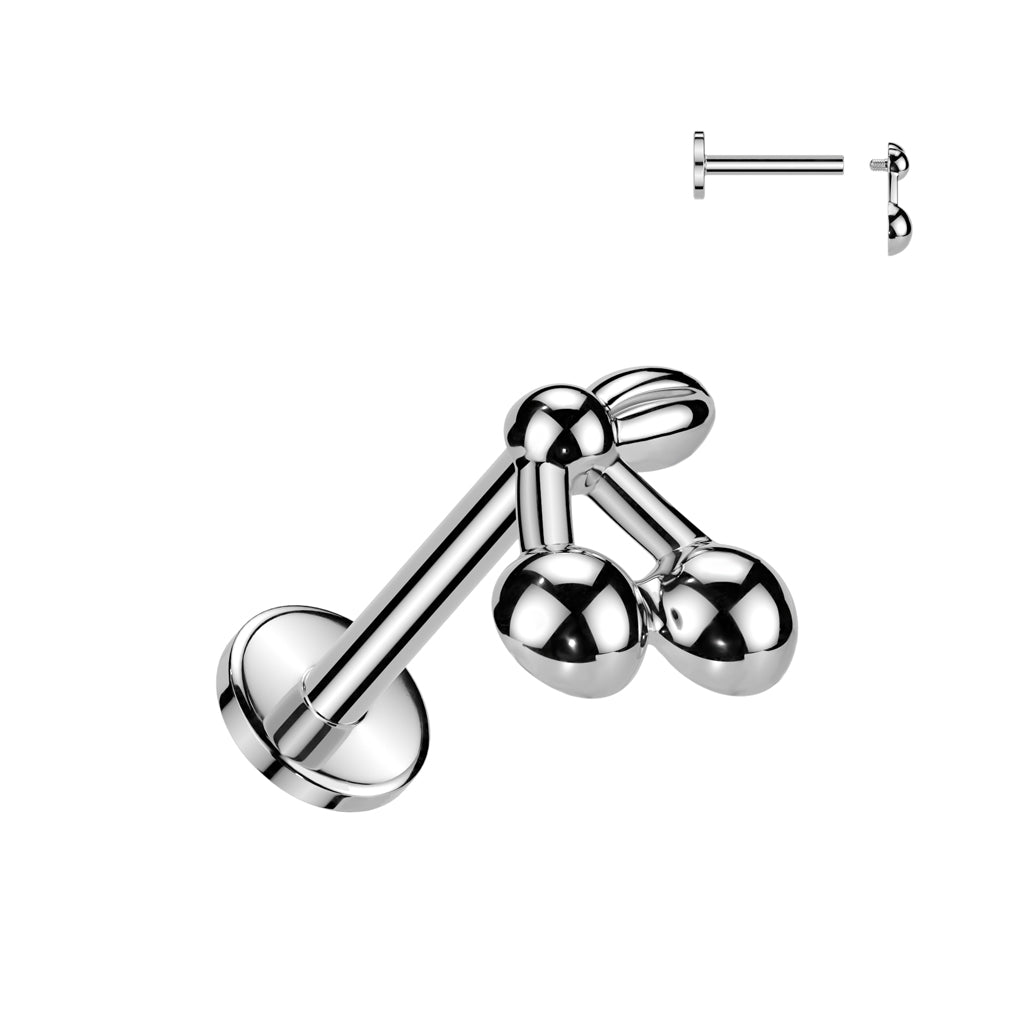 Titanium Cherry Labret.