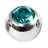 Single Gem Belly Bars.