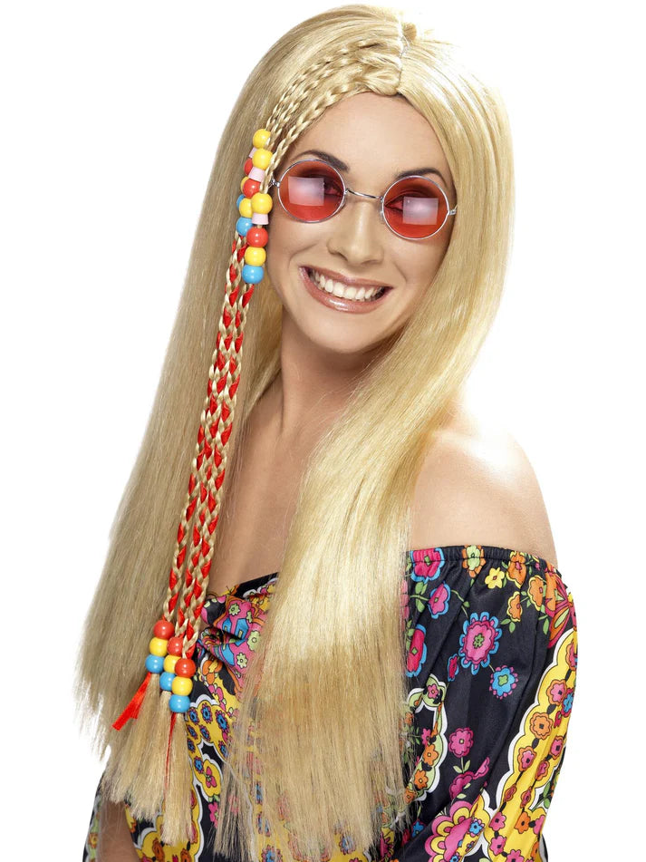 Hippy Party Wig Blonde