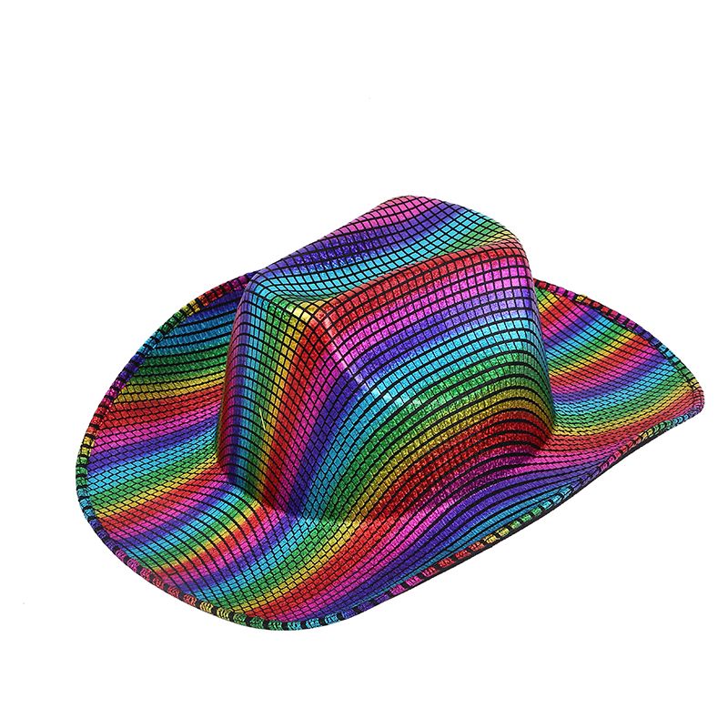 Rainbow Cowboy Hat