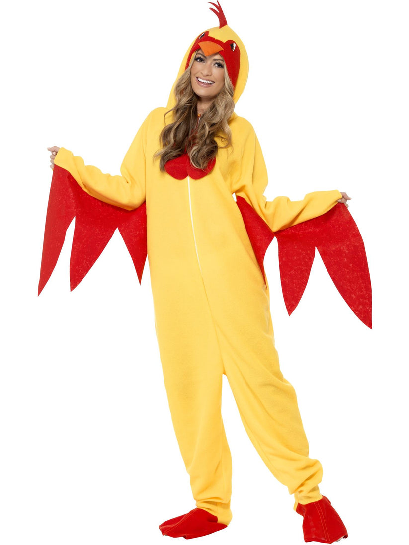 Chicken Costume with Hooded All in One
