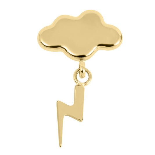 Titanium Thunder Cloud Labret.