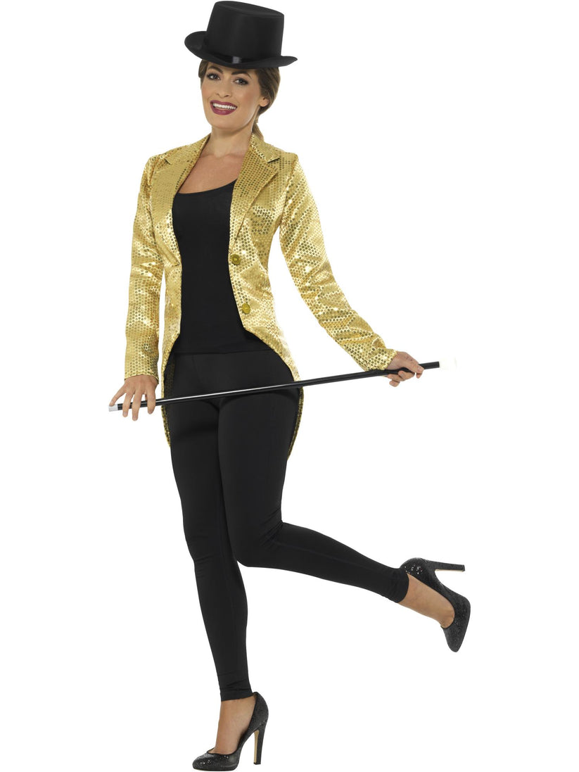 Sequin Tailcoat Jacket