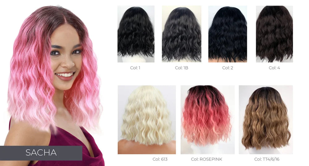 Sacha Synthetic Lace Front / Parting Wig