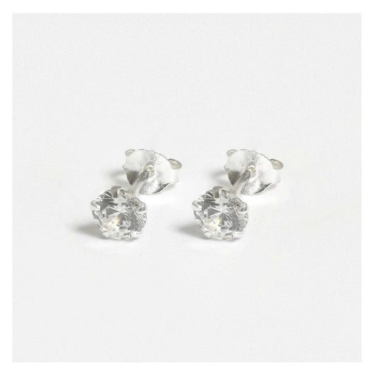 6mm Round CZ studs