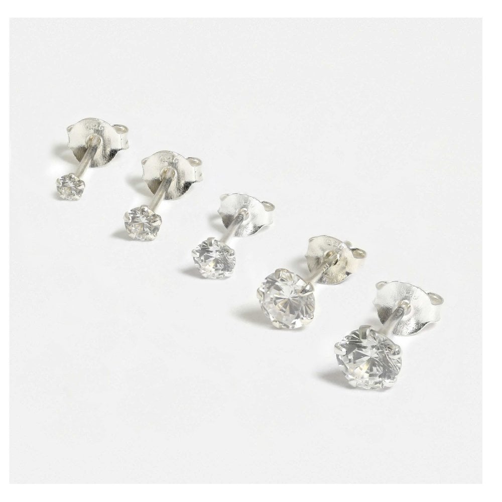 1.5mm Round CZ studs