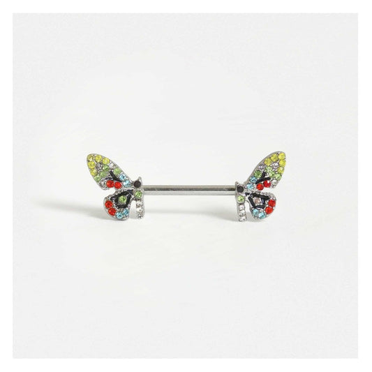 Rainbow Wings Nipple Bar.
