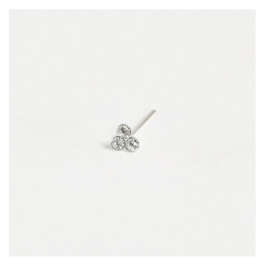 CZ Cluster Nose Stud.