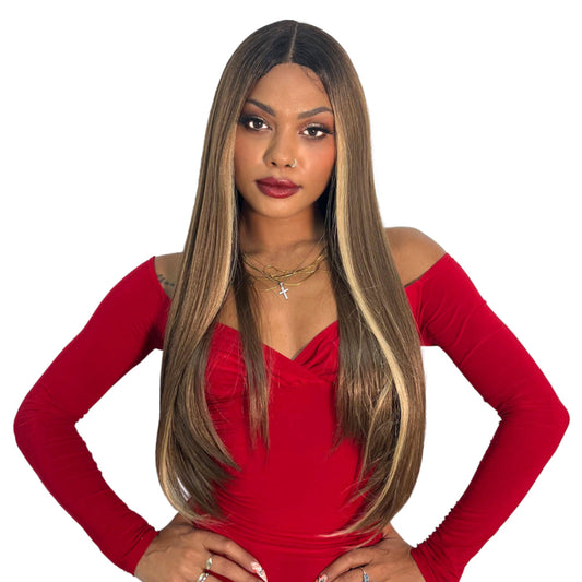 Tessa Synthetic Lace Front / Parting Wig